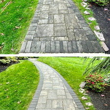 Little-Silver-Curb-Appeal-Overhaul-Restoring-Massive-Paver-Driveway-Eliminating-Moss-Technical-3-Story-House-Wash 5