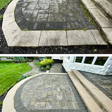 Little-Silver-Curb-Appeal-Overhaul-Restoring-Massive-Paver-Driveway-Eliminating-Moss-Technical-3-Story-House-Wash 3