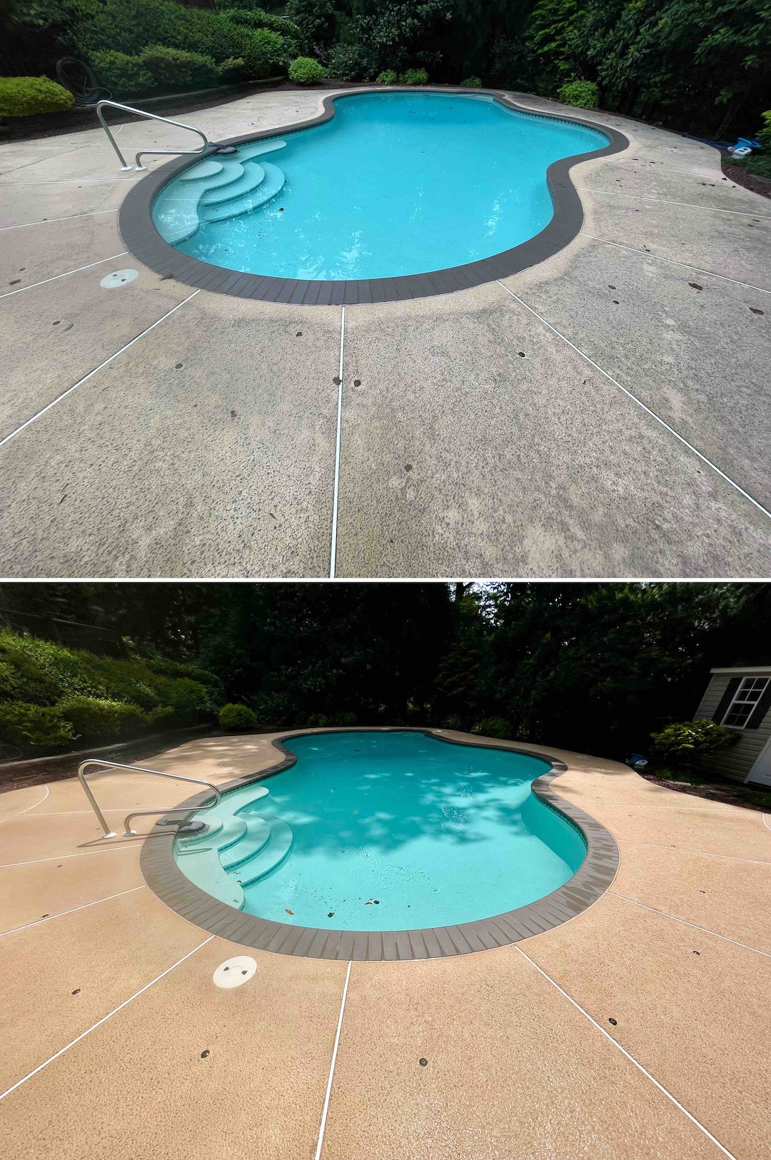Middletown NJ Concrete Pool Deck Restoration: Removing Deep-Seated Mold & Revitalizing Your Backyard Oasis Thumbnail