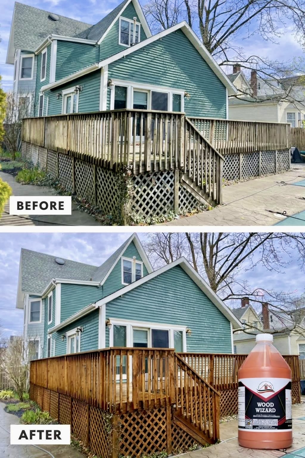 Premium Wood Deck Restoration in Atlantic Highlands: The Local Pro's Two Step Revival Image