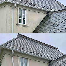 Rumson-Estate-Exterior-Restoration-Slate-Roof-Wash-Stucco-House-Cleaning-Travertine-Restoration 15