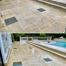 Rumson-Estate-Exterior-Restoration-Slate-Roof-Wash-Stucco-House-Cleaning-Travertine-Restoration 2