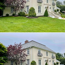 Rumson-Estate-Exterior-Restoration-Slate-Roof-Wash-Stucco-House-Cleaning-Travertine-Restoration 7