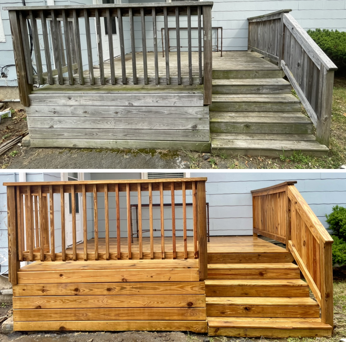 Wood Deck Cleaning & Restoration by the Shore in Rumson, NJ Thumbnail