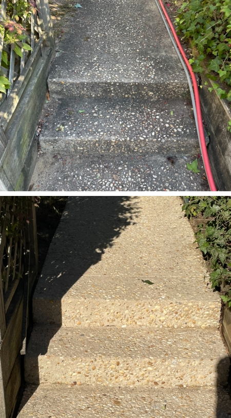 Concrete cleaning