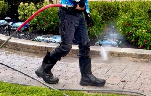 Pressure washing